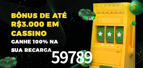 59789 melhor bônus de depósito